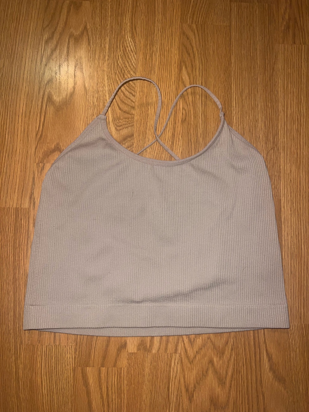 Taupe Cropped Tank
